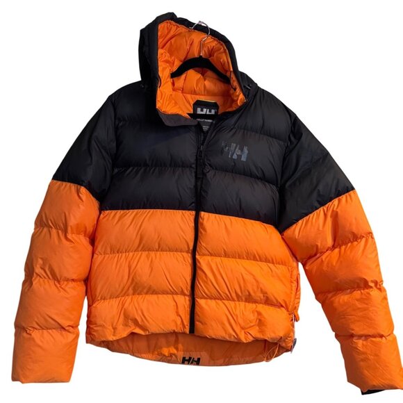 Helly Hansen Active Puffy Jacket Size Large Men's NWT Poppy Orange/Black $300 - Picture 3 of 14